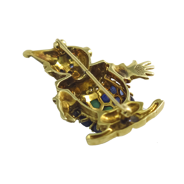  18k yellow gold pin 1