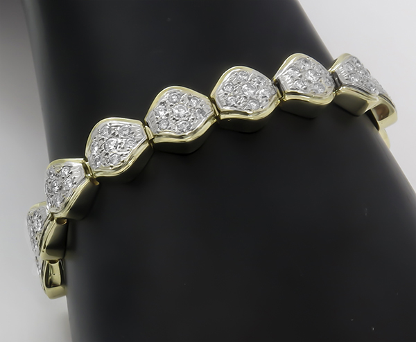 4.50ct Diamond Gold Bracelet