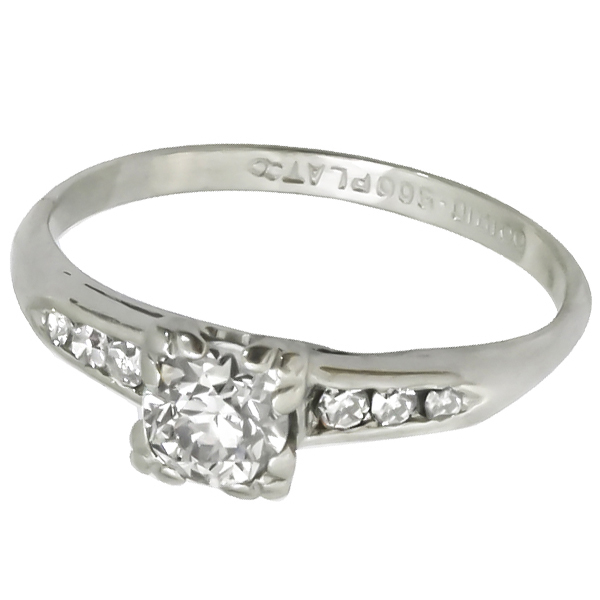 platinum engagement ring 1