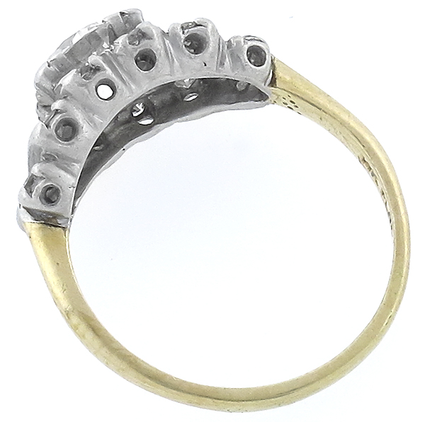antique 0.95ct diamond engagement ring photo 1