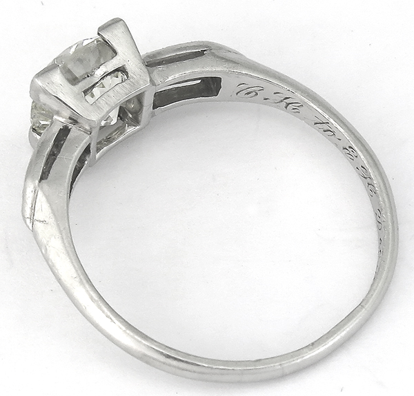 Antique 1.05ct Diamond Engagement Ring photo 1