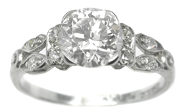 1.11ct Antique Engagement Ring