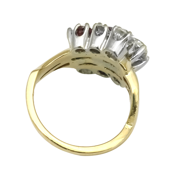  antique 14k yellow and white gold ring 1