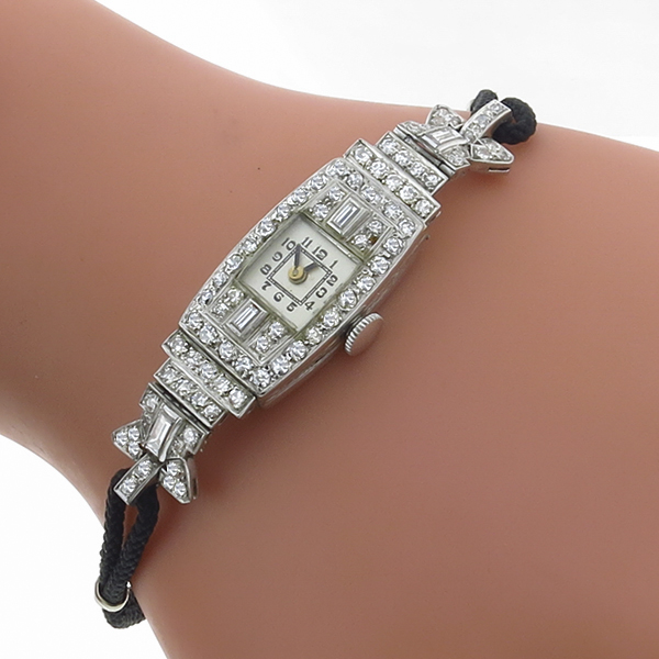 diamond platinum watch 1