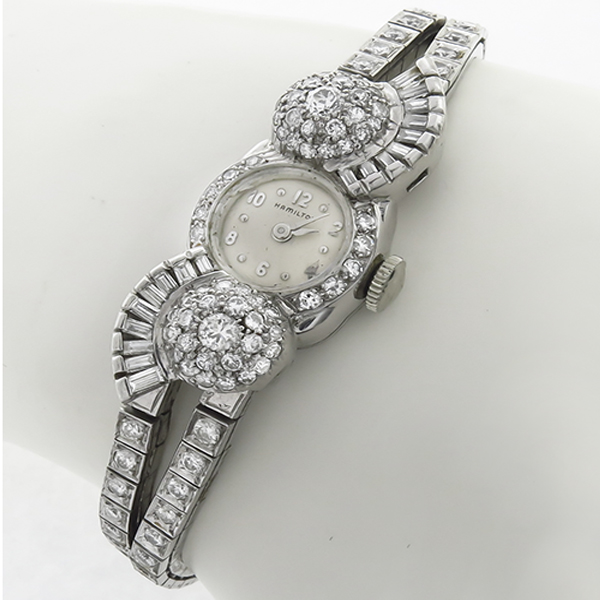 platinum hamilton watch 1