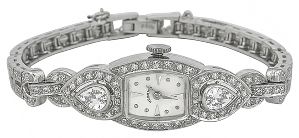 Antique 3.00ct Diamond Hamilton Watch photo 1