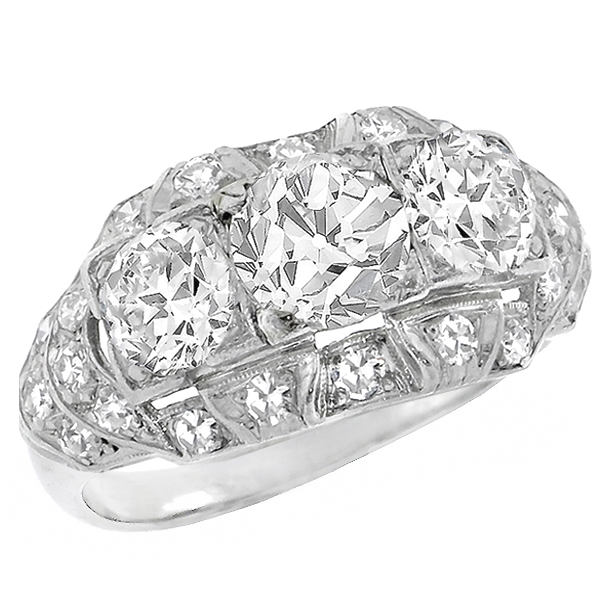 diamond platinum anniversary ring 1