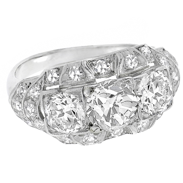 diamond platinum anniversary ring 1