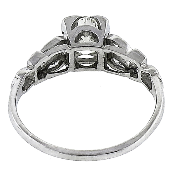Antique 0.65ct Diamond Engagement Ring