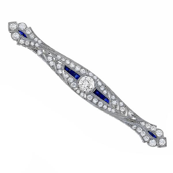 platinum diamond sapphire pin 1