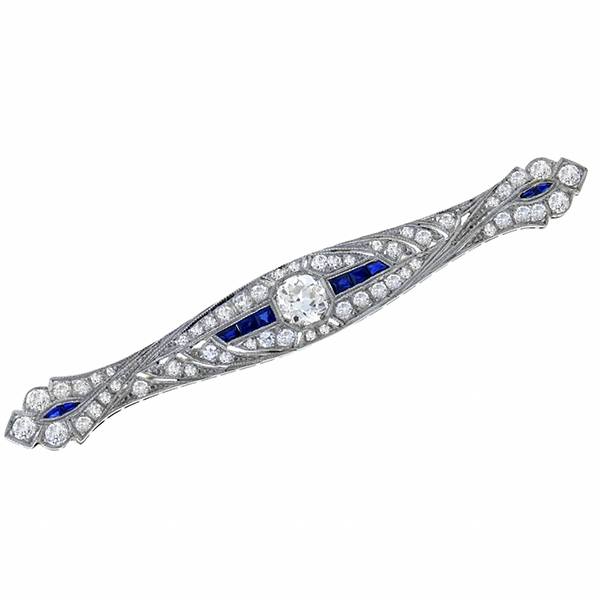 platinum diamond sapphire pin 1