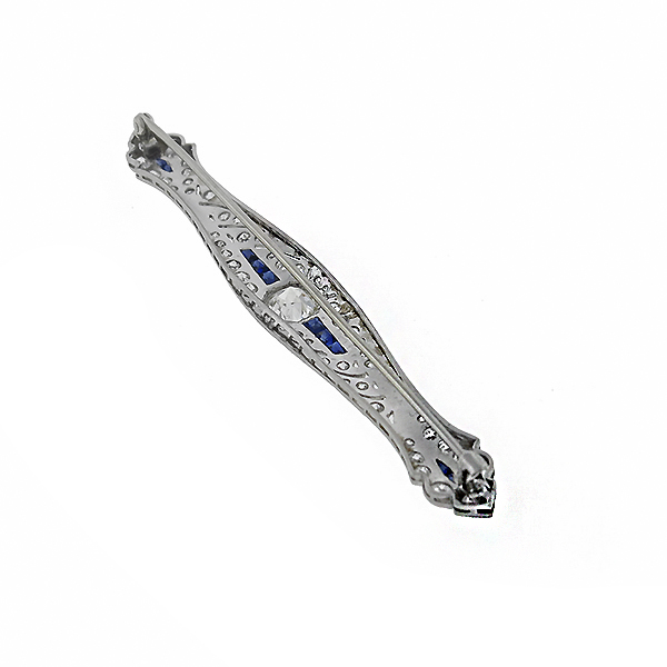 platinum diamond sapphire pin 1