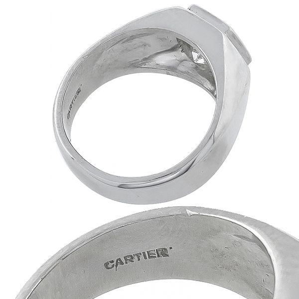 cartier 2.16ct diamond engagement ring photo 1