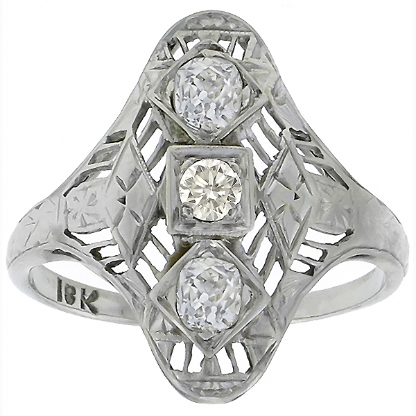  diamond platinum ring 1