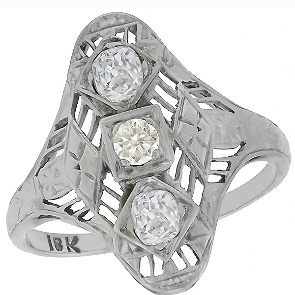  diamond platinum ring 1