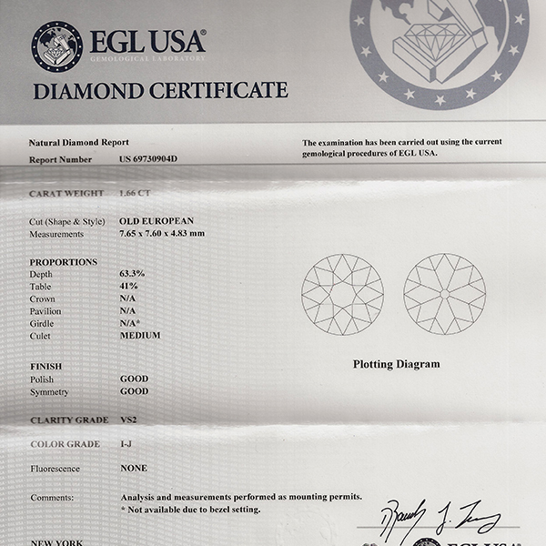 diamond platinum engagement ring 1