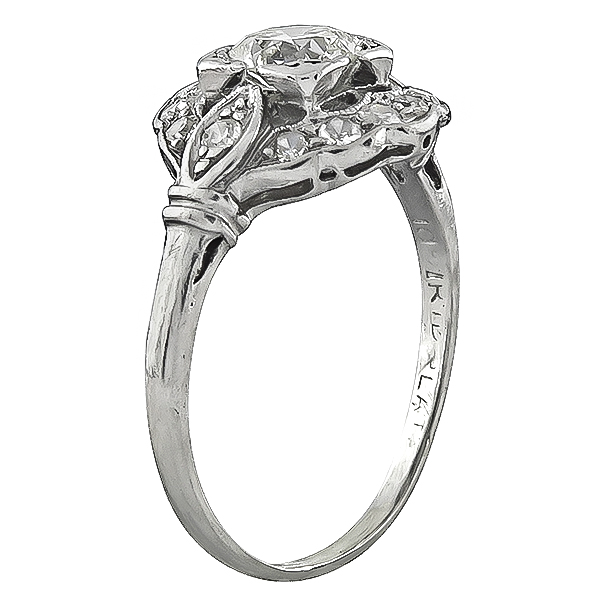 Estate 0.45ct Diamond Engagement Ring