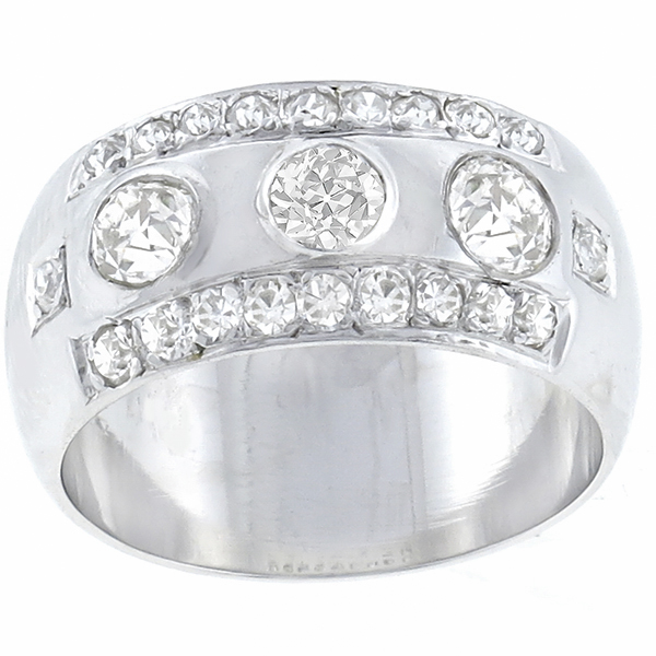 14k white gold diamond band 1