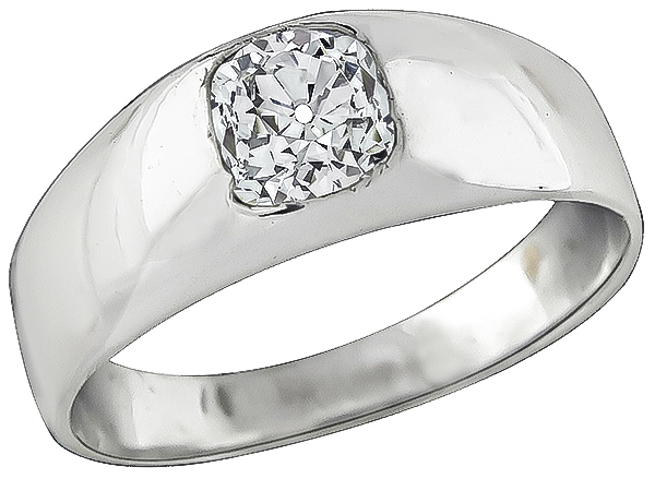 Estate 0.65ct Diamond Men's Ring