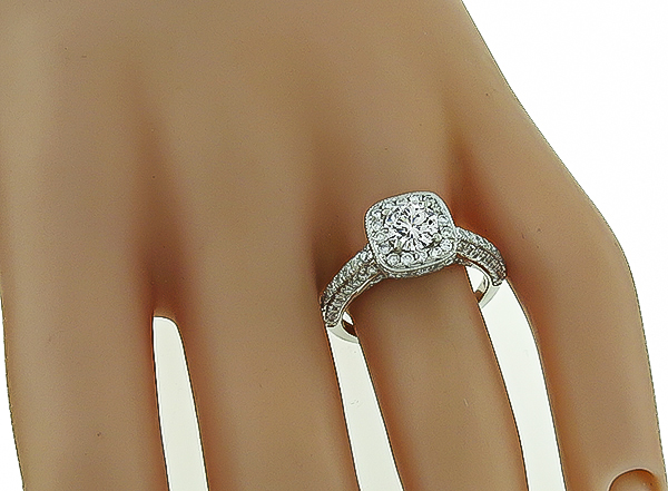 Estate 0.66ct Diamond Engagement Ring Photo 1