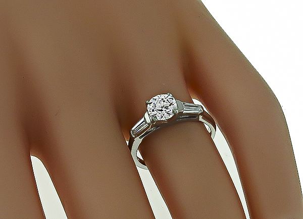 Estate 1.08ct Diamond Engagement Ring Photo 1