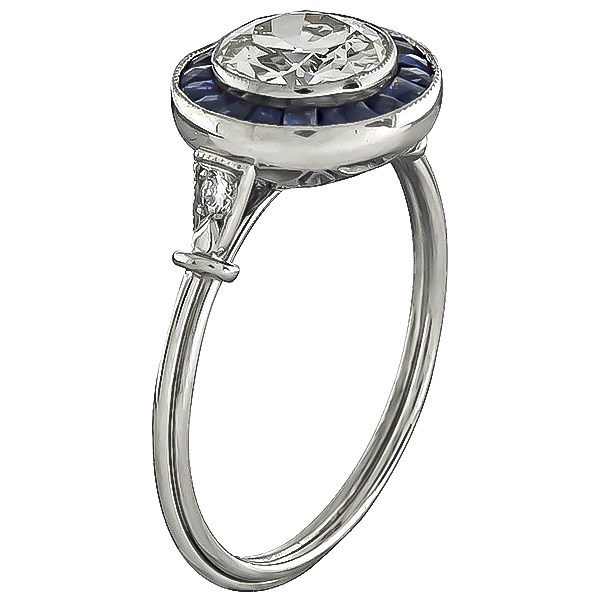 Estate 1.12ct Diamond Engagement Ring