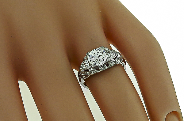 Estate 1.16ct Diamond Engagement Ring