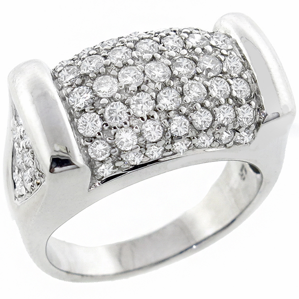 14k white gold diamond band 1