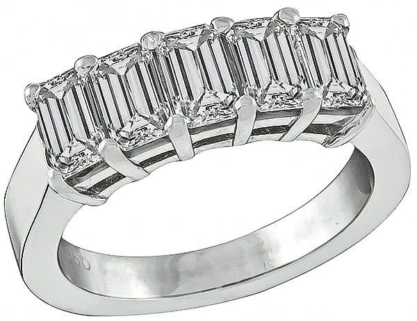 Estate 2.00ct Diamond Platinum Ring Photo 1