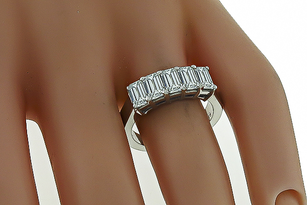 Estate 2.00ct Diamond Platinum Ring Photo 1