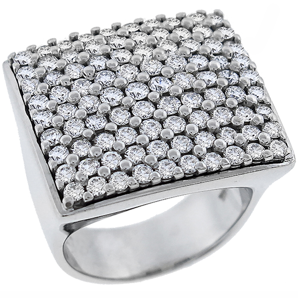 diamond 18k white gold ring 1