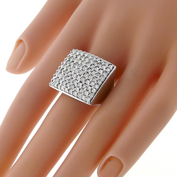 diamond 18k white gold ring 1