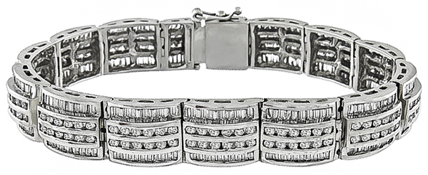 Estate 8.00ct Diamond Bracelet Photo 1