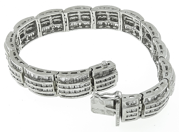 Estate 8.00ct Diamond Bracelet Photo 1