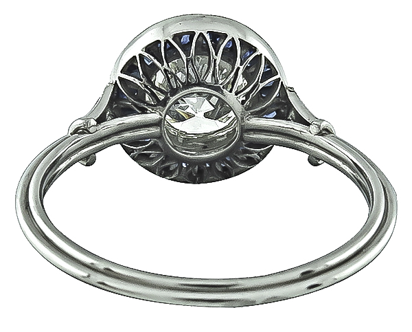 Estate EGL Certified 1.16ct Diamond Engagement Ring