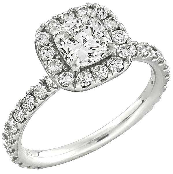 diamond platinum engagement ring 1