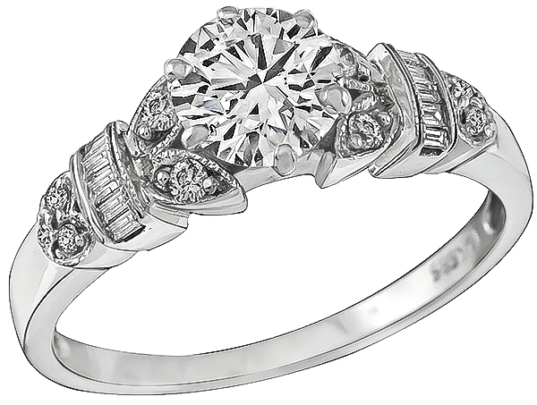 GIA Certified 0.73ct Diamond Engagement Ring