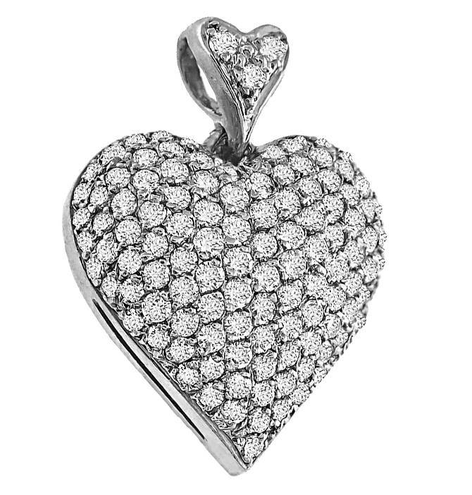 Mayor's Diamond Heart Pendant