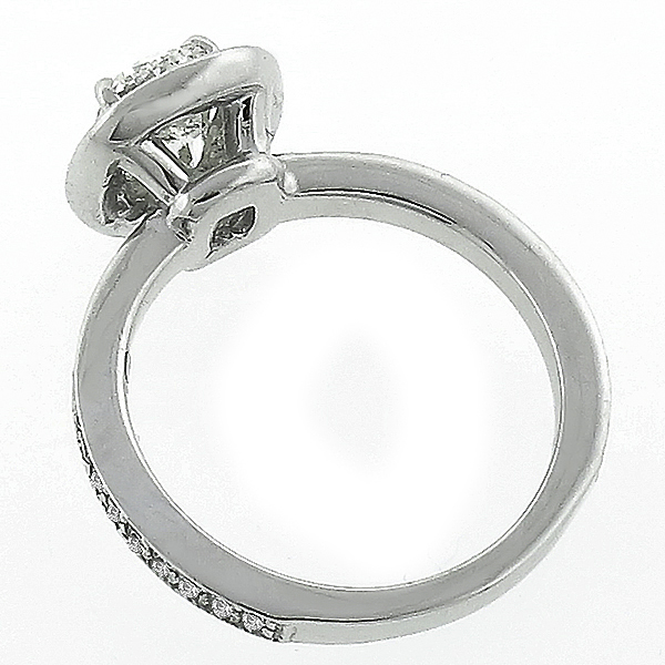 diamond 14k white gold engagement ring 1