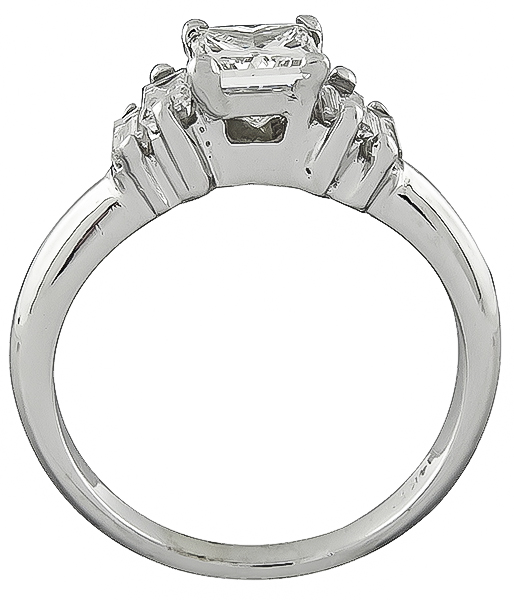 GIA Certified 0.71ct Diamond Engagement Ring