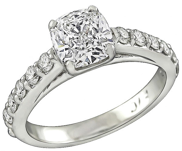 GIA Certified 1.06ct Diamond Engagement Ring