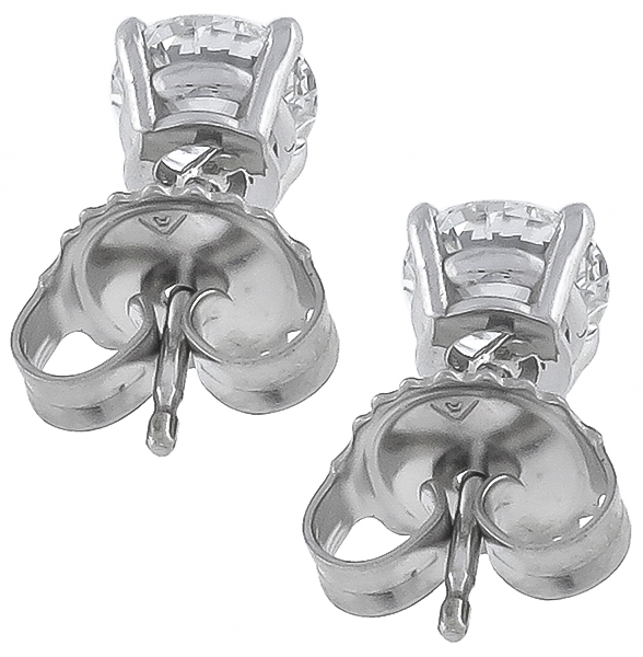 gia certified 1.06ct diamond stud earrings 1