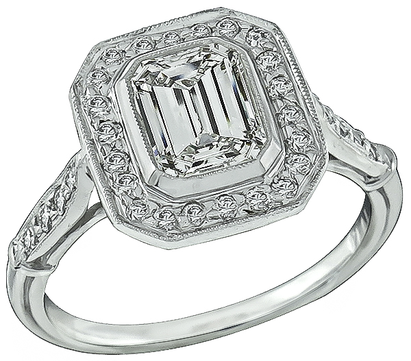 GIA Certified 1.12ct Diamond Engagement Ring