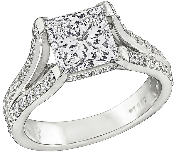 GIA Certified 2.06ct Diamond Engagement Ring