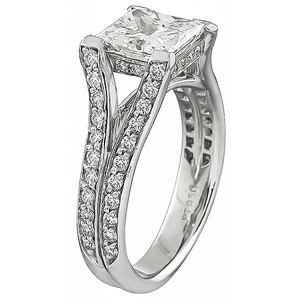 GIA Certified 2.06ct Diamond Engagement Ring