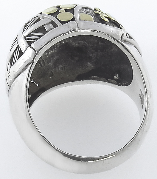 j hardy silver and gold ring photo 1