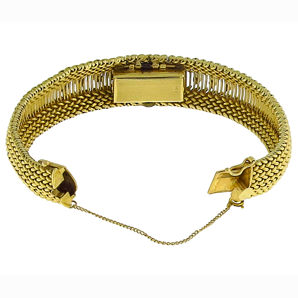 Belfont Incabloc Diamond Gold Cover Watch Bracelet