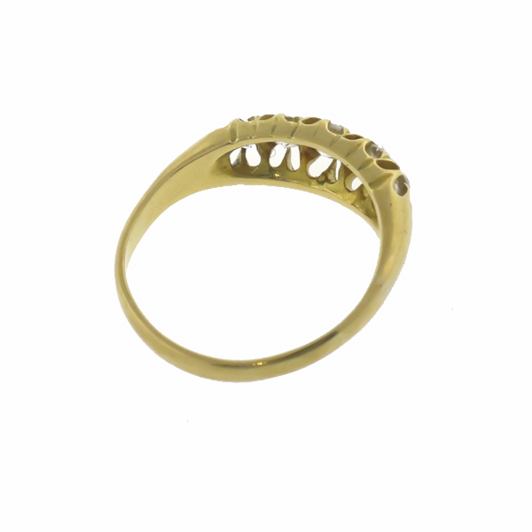 18k yellow gold diamond ring 1