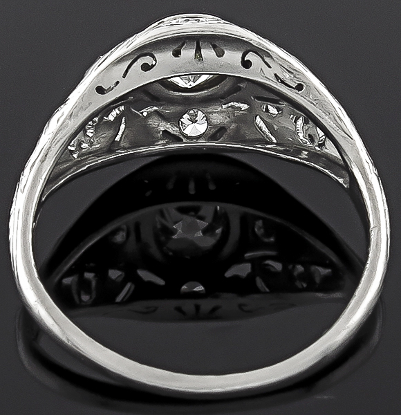 Vintage 0.50ct Diamond Engagement Ring Photo 1