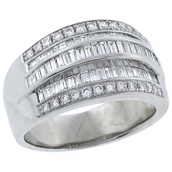 14k white gold diamond ring 2